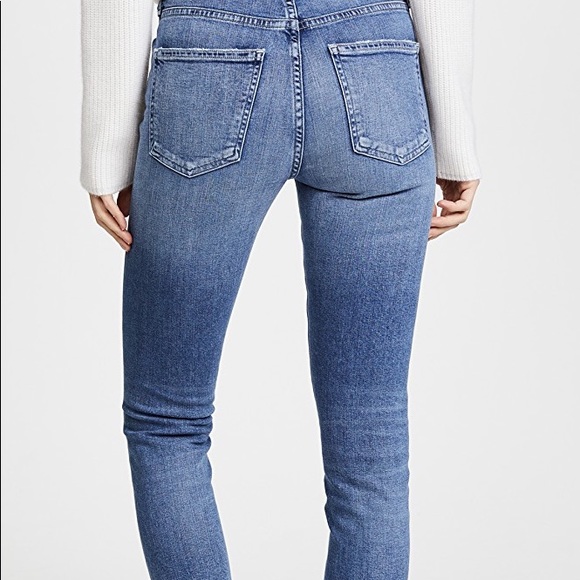 ☆ Free People Medium Wash Ankle Skinnies ☆ - Picture 3 of 8